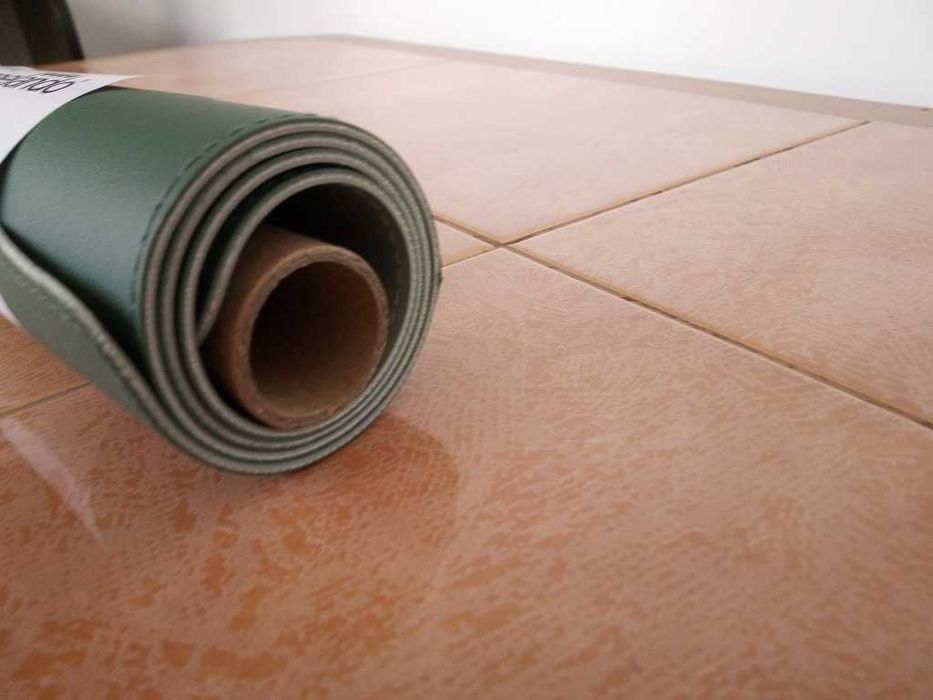 Suport birou / Desk mat Crelando, față dublă verde/ kaki, 60x35 cm – Nou
