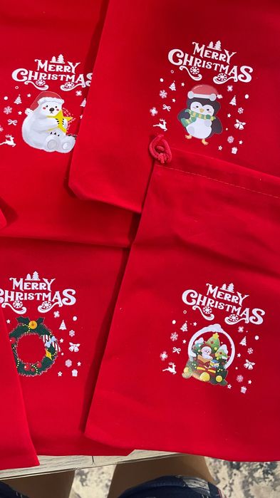 Подарочные новогодние мешочки