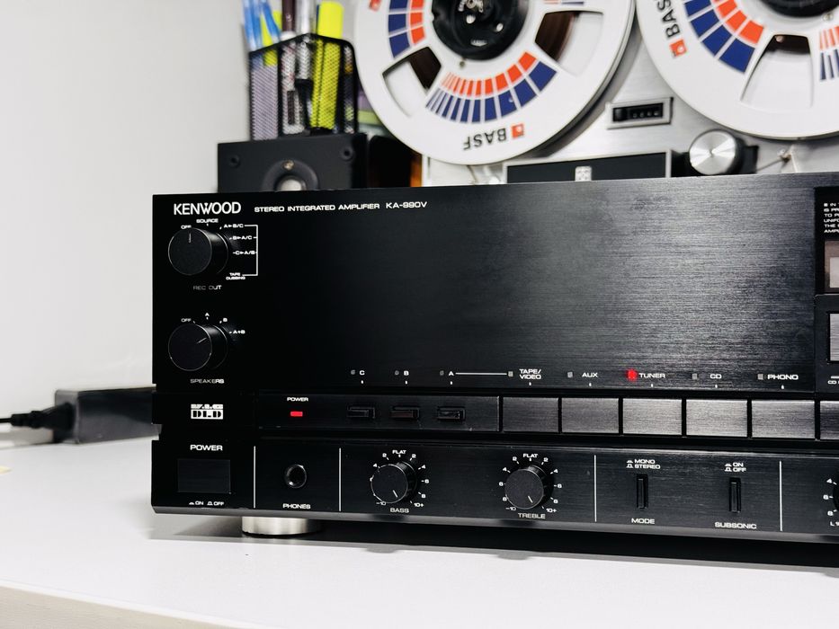 Amplificator KENWOOD KA-990V,factor amortizare-1000, 165W/canal 4 ohmi