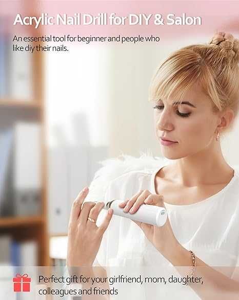 DEEHENK Комплект за маникюр- пила с 12 свредла и 6 шлифовъчни ленти