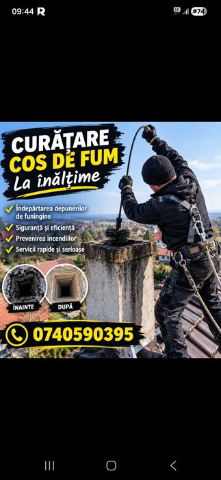 Curat cosul de fum