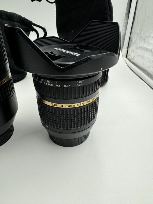 Obiective Nikon 50mm f1.4, 40mm f2.8, 70-300mm, 10-24mm