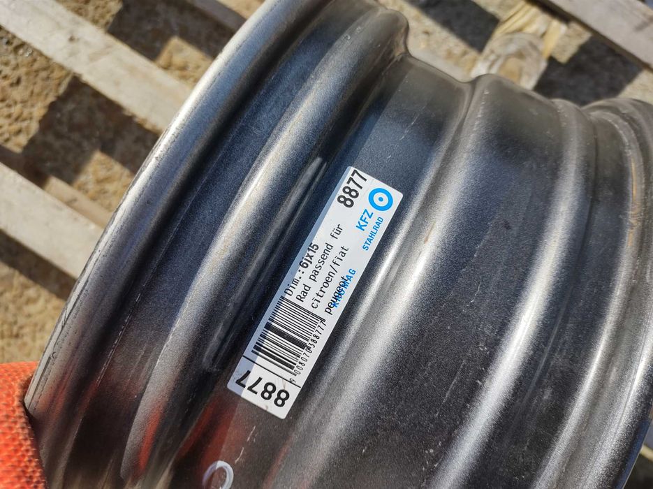 15" джанта 5х118 Opel Movano Citroen Jumper Fiat Ducato Daily 6J et68