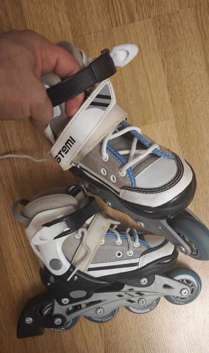 Детские раздвижные ролики 27-30 размер, б.у в хорошем состоянии