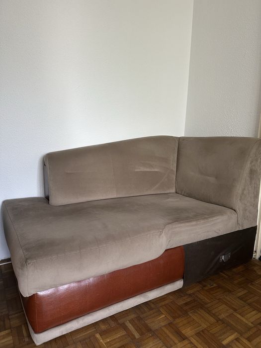 Canapea colțar extensibila + fotoliu