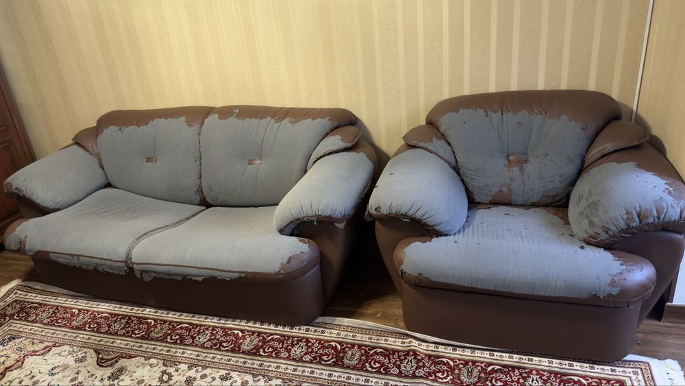Диван и кресло продаем