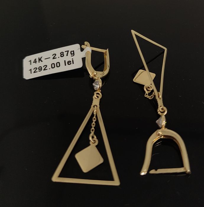 Cercei aur 14k 2.87gr