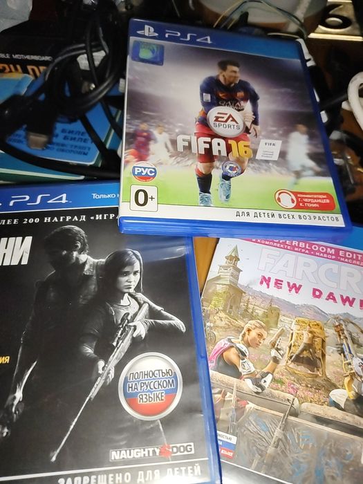 3 игры на PS4 самовывоз