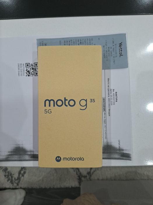 MOTOROLA Moto G35 5G Чисто нов  с 3 години гаранция
