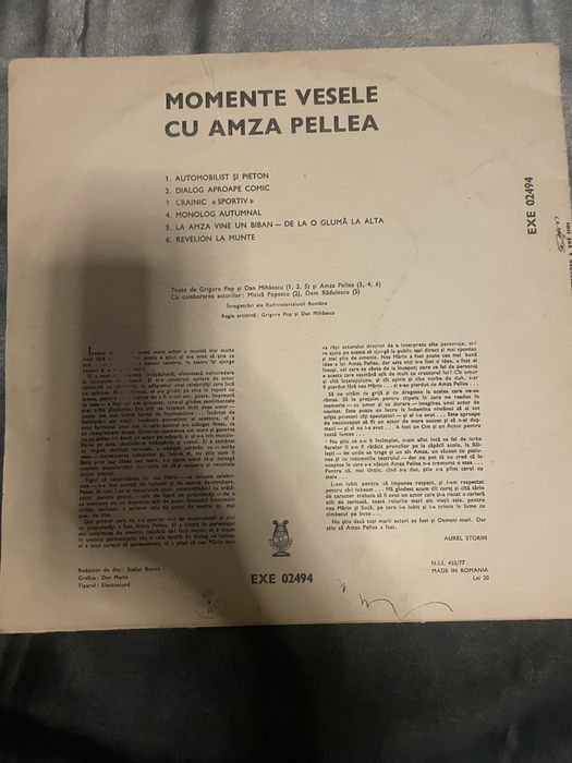 Discuri vinil românești vintage