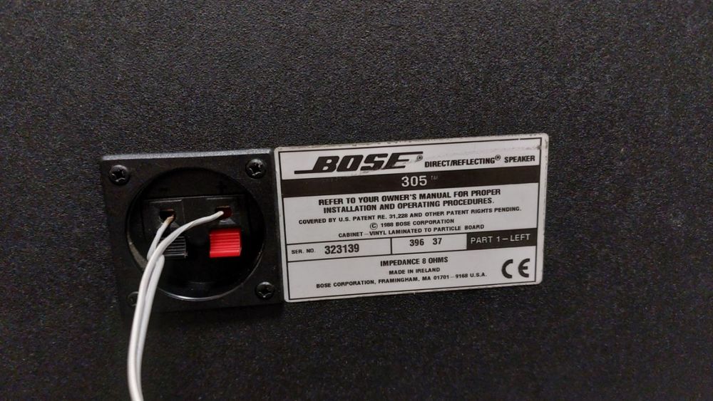 Колони Bose 305 (уникат) Direct Reflecting много запазени, масивни и м