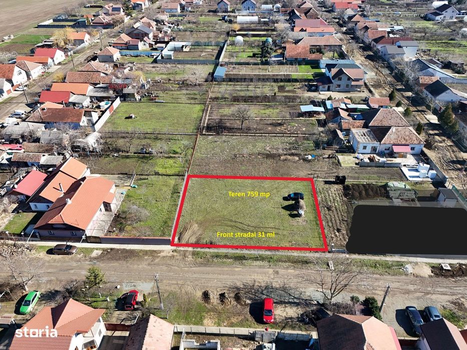 Teren intravilan 759 mp Șofronea fs.31ml,posibil parcelare  2 loturi