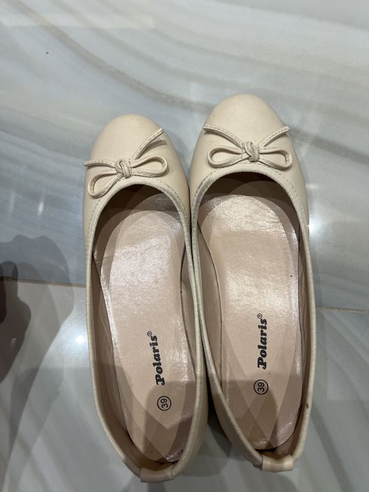Балетки 38 размер бежевые