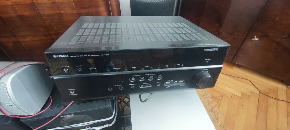 Sistem Home Cinema complet Yamaha RX-V675 + Canton + boxe mari 30 cm