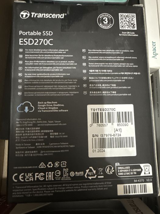 Внешный SSD 1трб