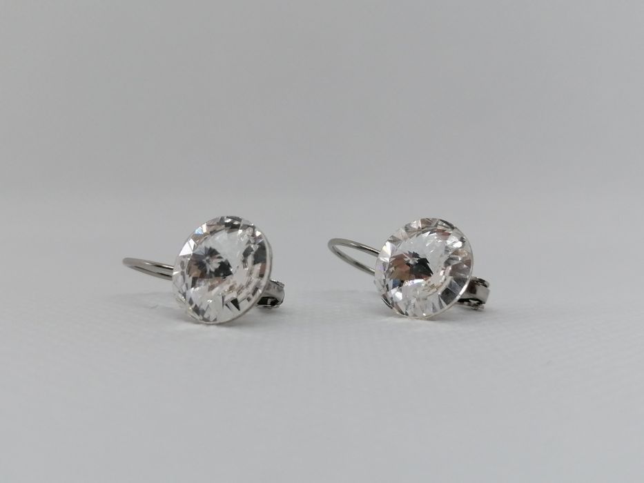 Cercei cu piatra de 10mm  Swarovski