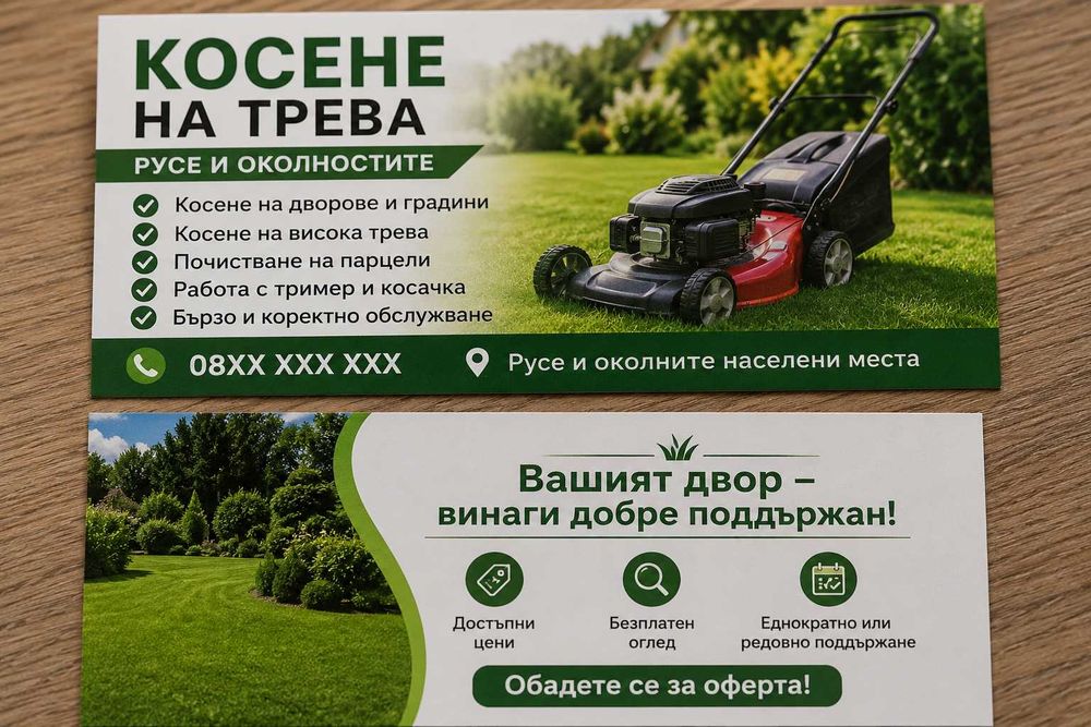 Почистване на градини