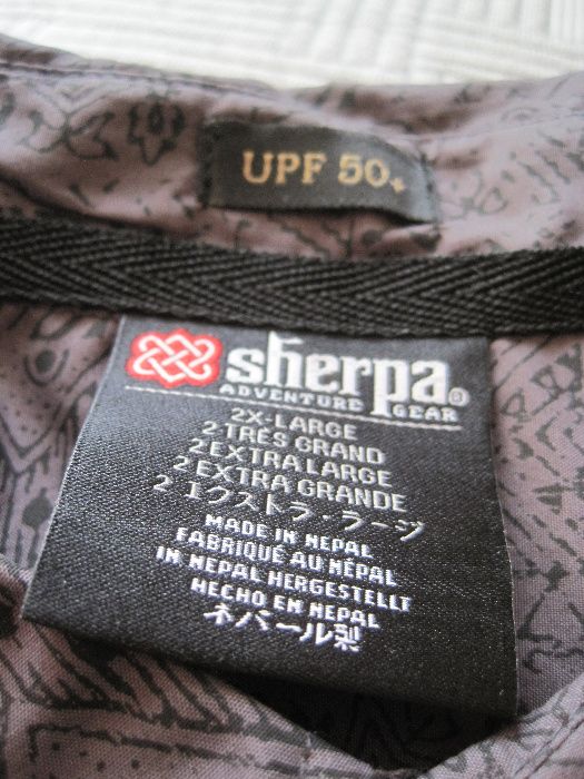Cămașă Sherpa Adventure Gear Durbar Shirt, Kharani, mărimea XXL, nouă