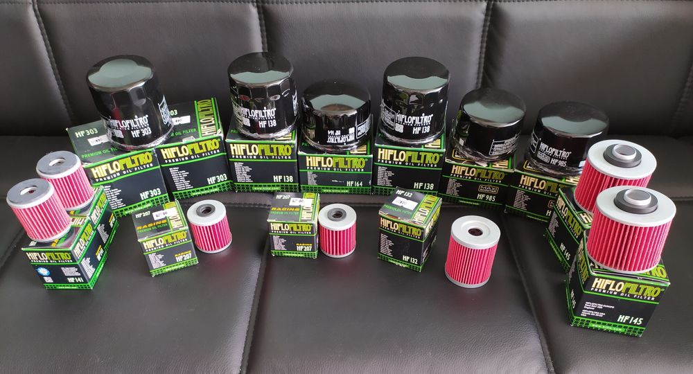 Большой ассортимент масляных фильтров для мототехники! Масла и смазки!
