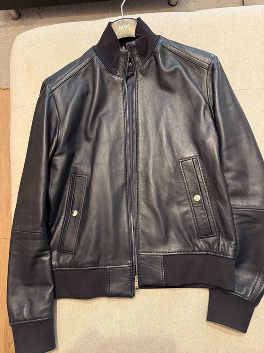 Jacheta BOSS de piele Nappa