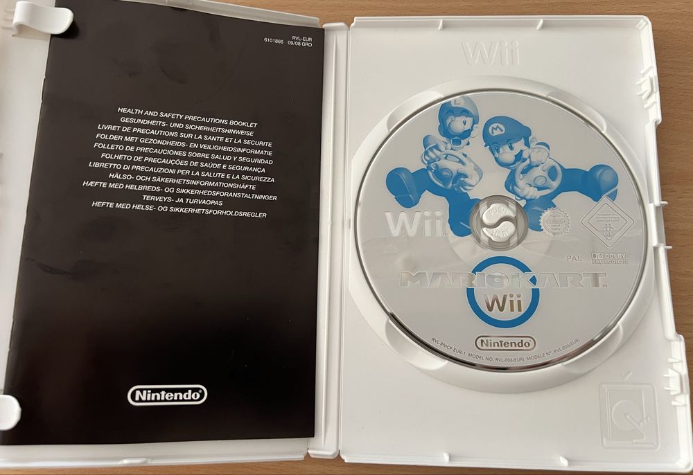 Joc Nintendo Wii Mario Kart (complet,disc impecabil)