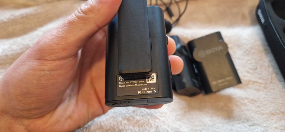 BOYA BY WM4 Pro K2 Безжичен микрофон петличка за GoPro или телефон