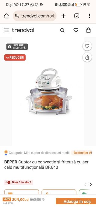 Vand cuptor cu convectie