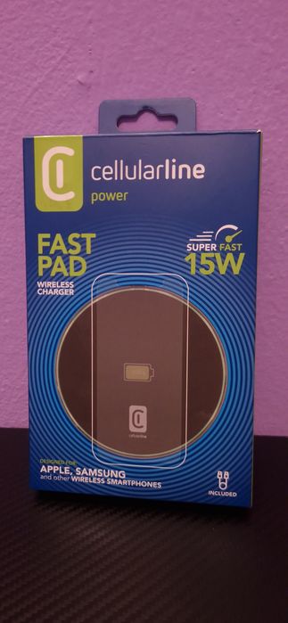 Cellular Line безжично зарядно 15W - като ново
