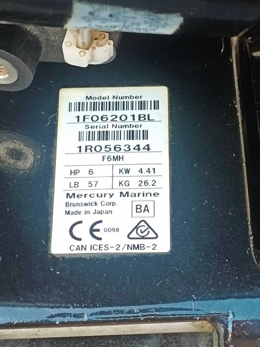 Лодочный мотор Mercury 6