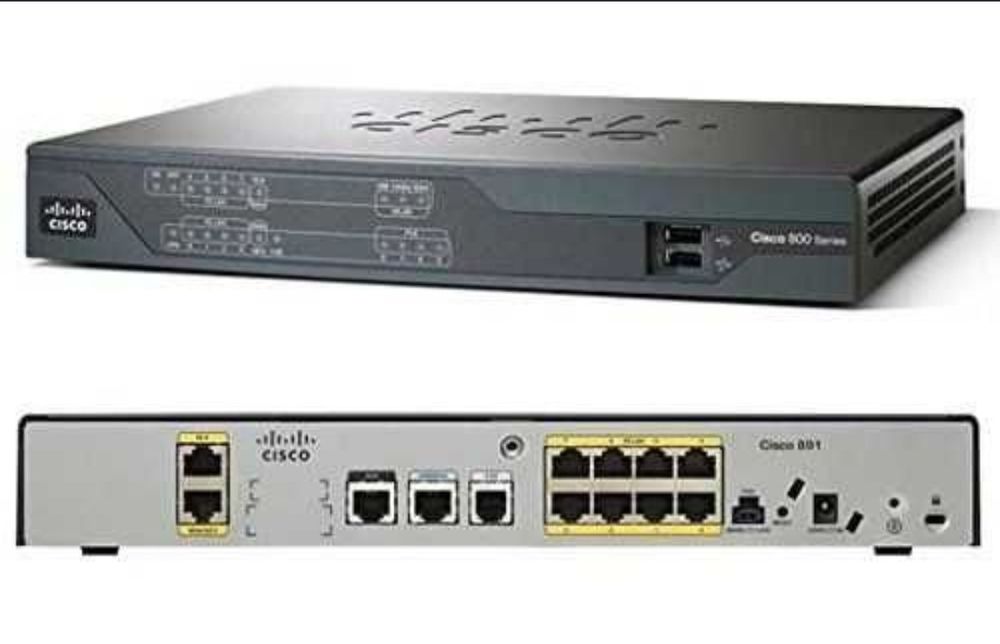 Маршрутизатор Cisco 891 k9, а также Cisco sf350-24 POE свичт.