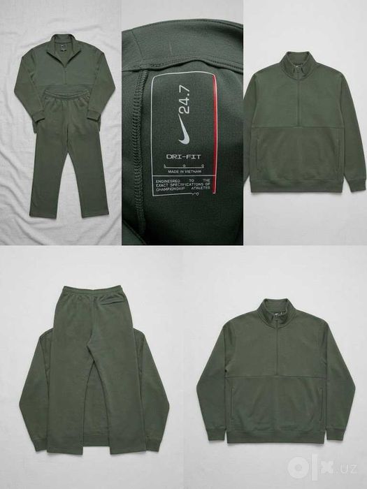 Спортивный костюм Nike Dri-Fit зеленый (Размер L) Идеальное состояние