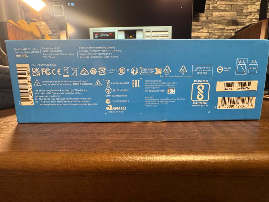 Casti Wireless Sennheiser Momentum 4 Denim / ca noi / garantie