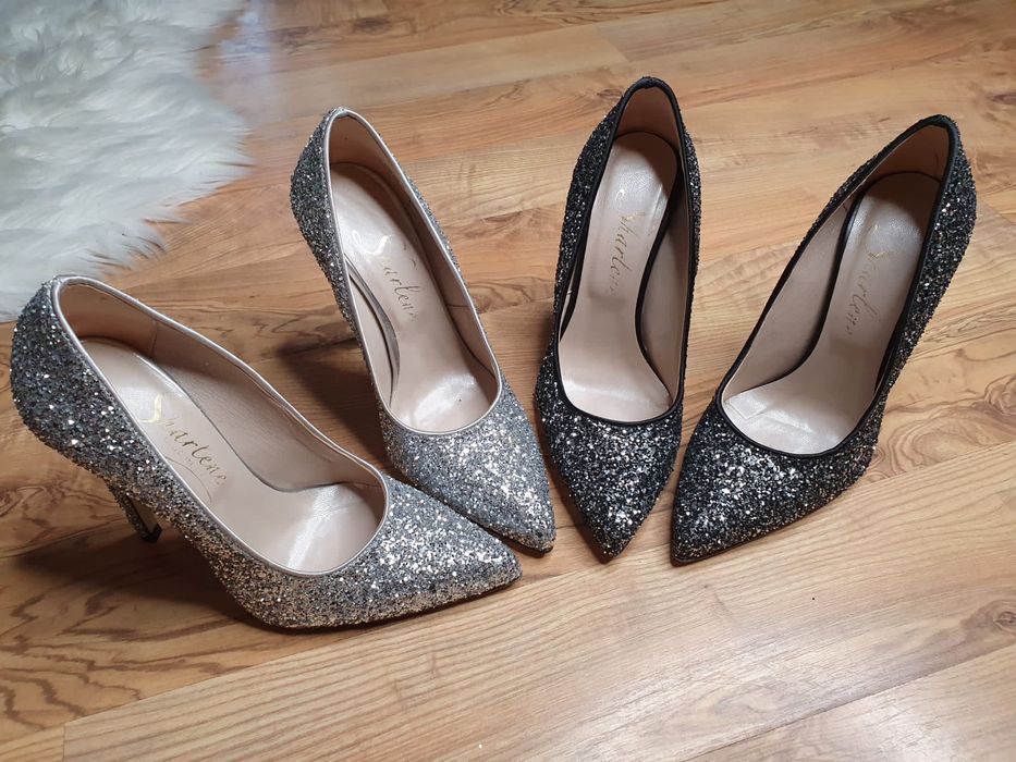 Pantofi cu toc marimea 34 si 35