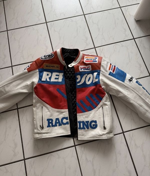 Мото кожено яке REPSOL Racing XXL