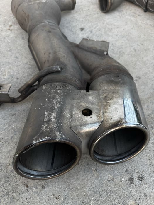 Оригинални Audi SQ5 хром накрайници двуцевки стомана спортна генерация