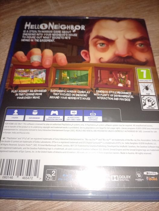 Hello neighbor ps4