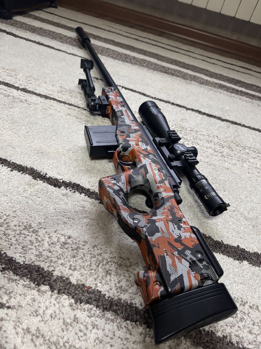 Орбибольная винтовка AWM с аккумулятором