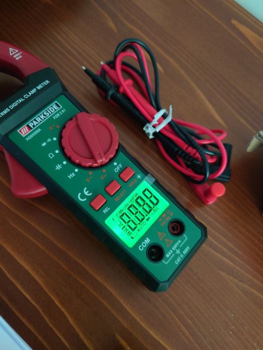 Мултимери: амперклещи и писалка Parkside