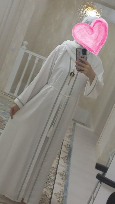 Дубай абая,  хаммаси енги шарфи билан