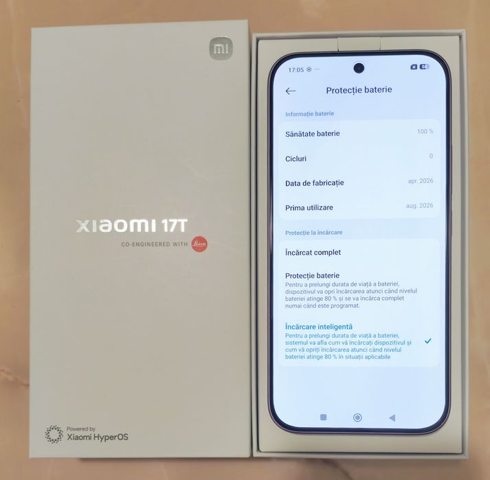XIAOMI 17T 5G Violet 12/512 GB Dual Sim nou la cutie!