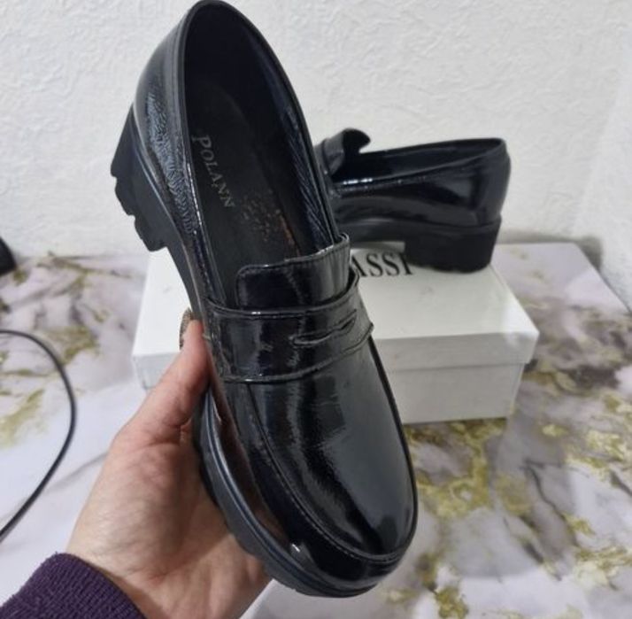 Лакированные лоферы