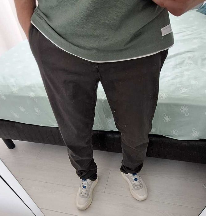 Pantaloni de barbati ALBERTO Rob Luxury T400 W32 L34, M, maro închis