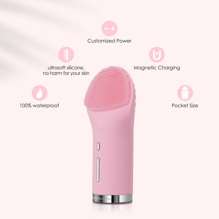 SVK CUTILY 3-в-1 звукова четка за почистване на лице от силикон