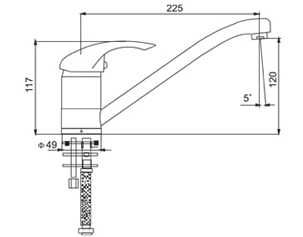 Смесители с керамична глава Ø40-стоящи,стенни,автом.,изтегл. се маркуч