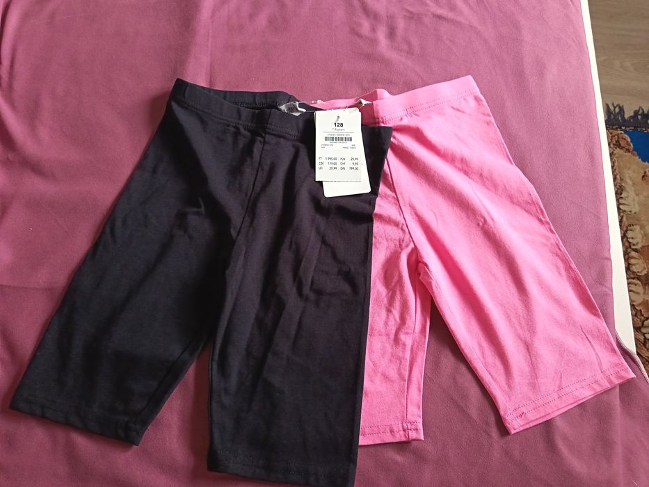 Pantaloni scurți fete, noi, mărime 7-8 ani