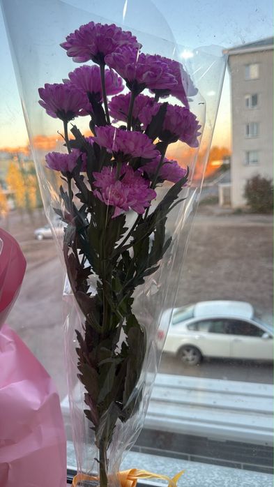 цветы мини букетик,свежий