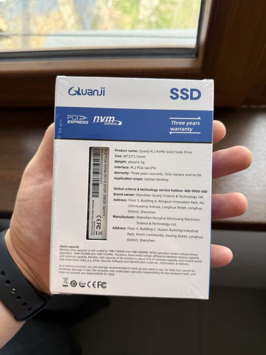 Продам SSD 256 gb m.2 nvme