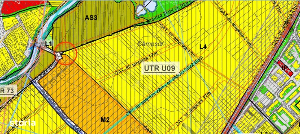 Vânzare teren intravilan 4.000 mp – Sibiu, zona Câmpșor (UTR U09 / L4)
