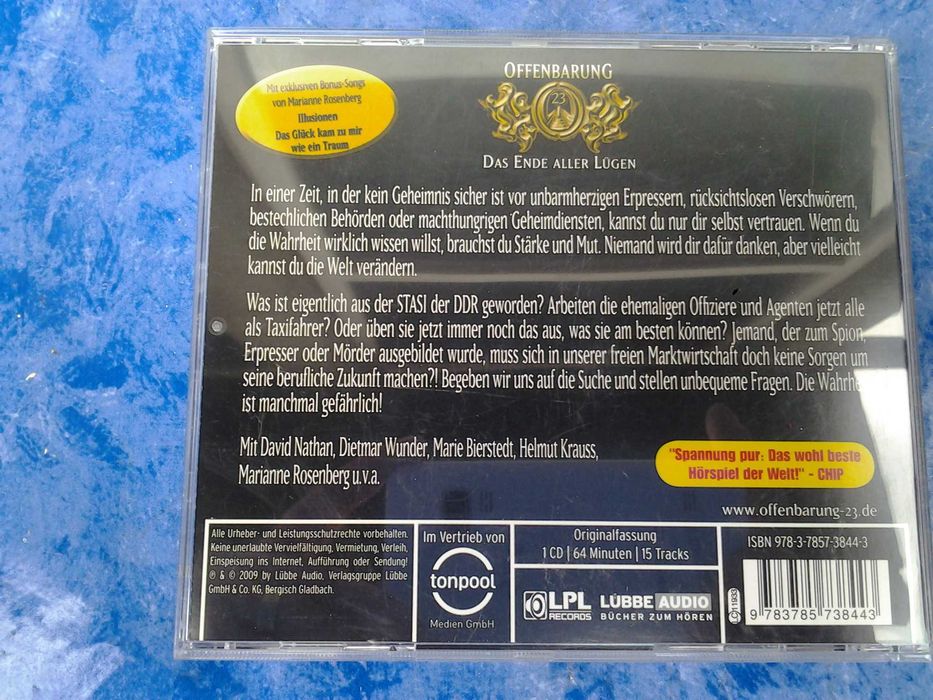 CD, muzica de colectie, Offenbarung