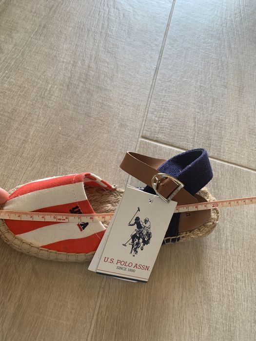 Чисто нови детски сандали  от естествена кожа  US POLO, K&K